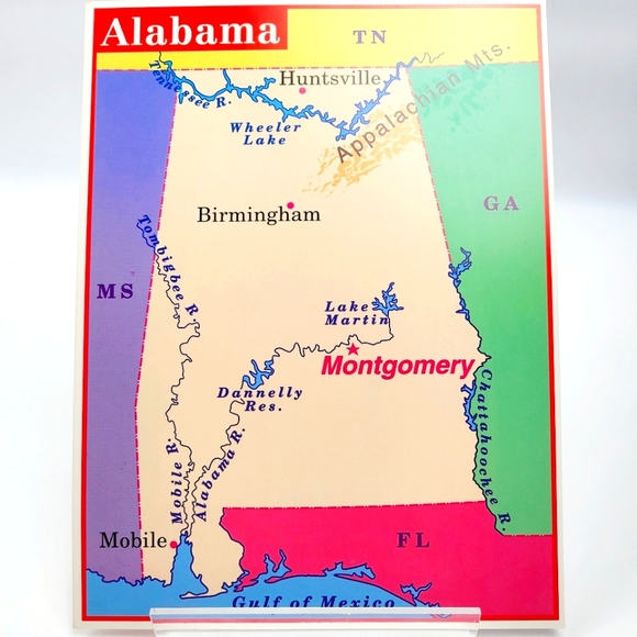 A Beka 9"x12" Nifty Fifty 100 State/Capital Flashcards - Picture 6 of 9